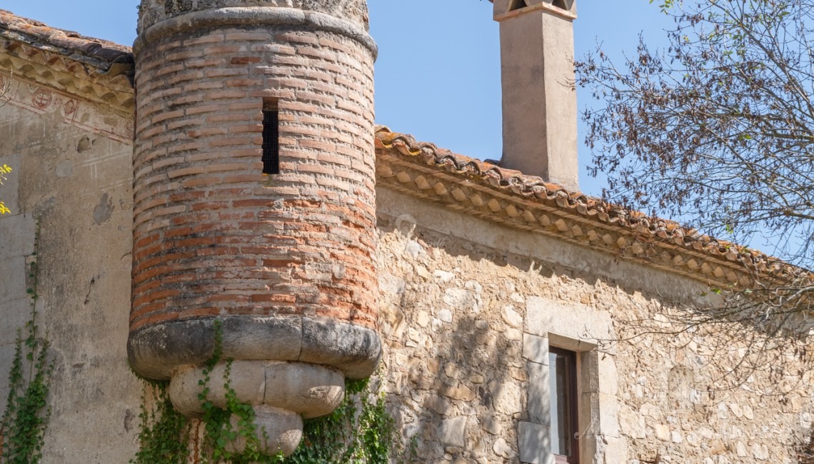 Detalles de la construcción una almena